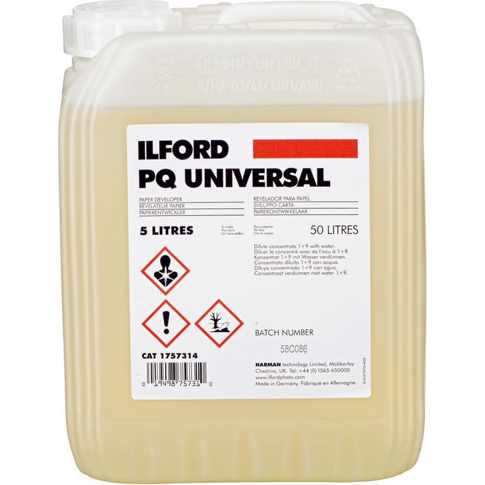 Développeur Ilford PQ Universel 5 litres