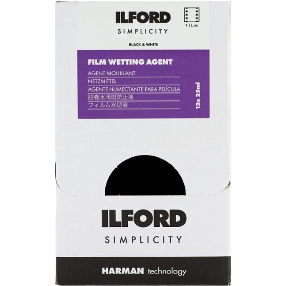 Agent mouillant pour films Ilford Simplicity, 12 sachets
