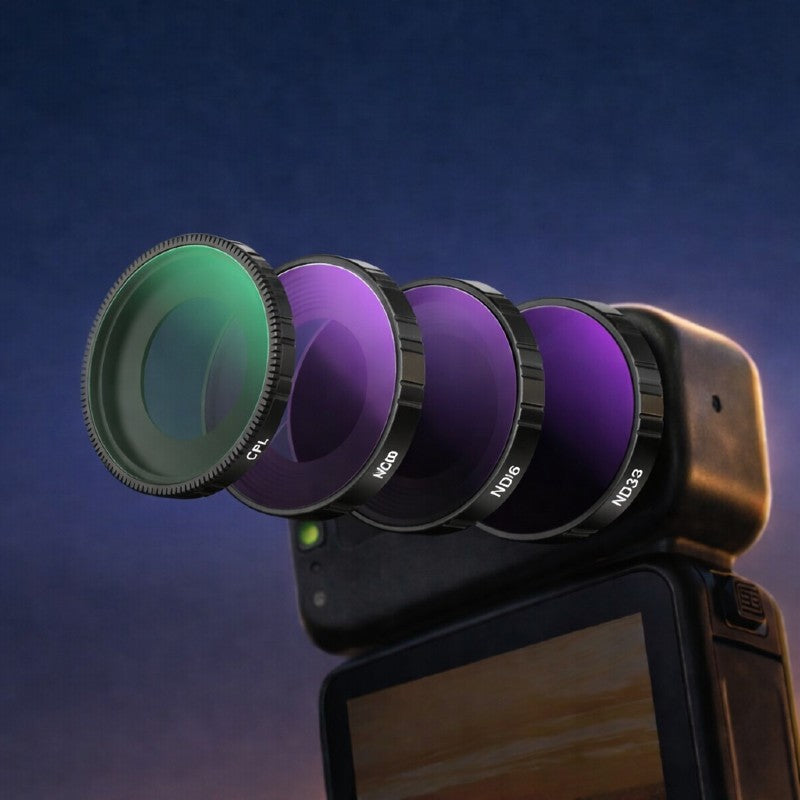 Telesin CPL+/ND8/16/32 Filter Kit pour DJI Osmo Nano