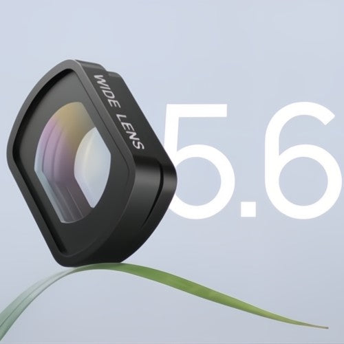 Objectif grand-angle Telesin 0.72x pour DJI Osmo Pocket 3