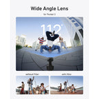 Objectif grand-angle Telesin 0.72x pour DJI Osmo Pocket 3