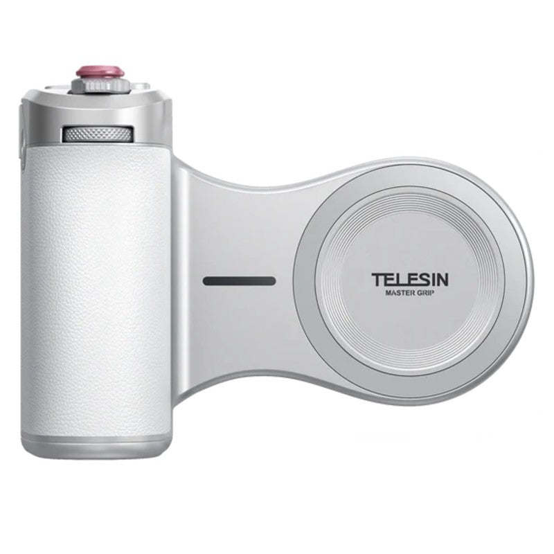 Telesin Master Grip pour iPhone - Blanc