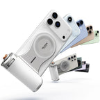 Telesin Master Grip pour iPhone - Blanc