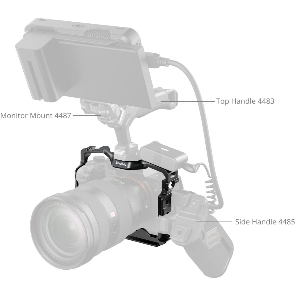 SmallRig 3667C Full Cage for Sony A7IV / A7SIII / A1 / A7V