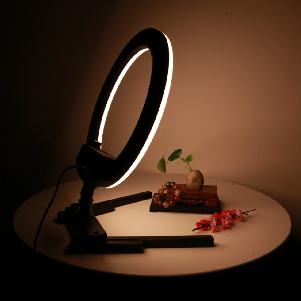 Nanlite Halo 14 Lampe annulaire LED + support de Table