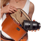 Spider SpiderPro Leather Sling Pouch, Brown