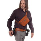 Spider SpiderPro Leather Sling Pouch, Brown