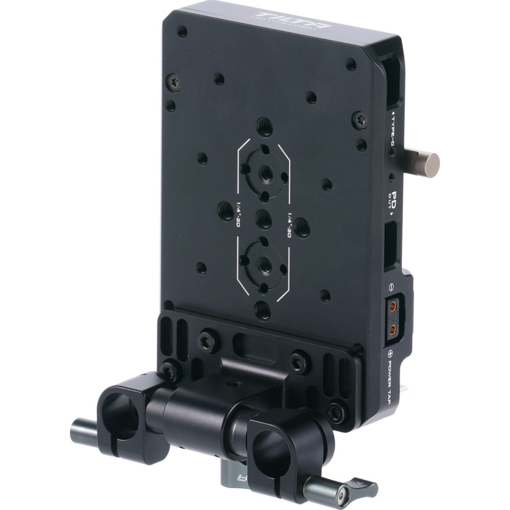 Plaque de batterie Tilta Smart V-mount inclinable - Noire