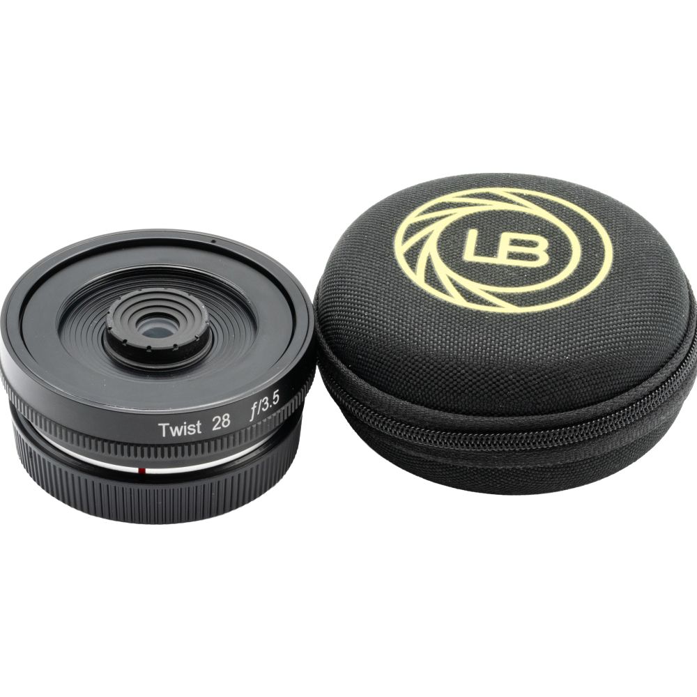 Lensbaby Twist 28 with Clamshell Case for Canon RF