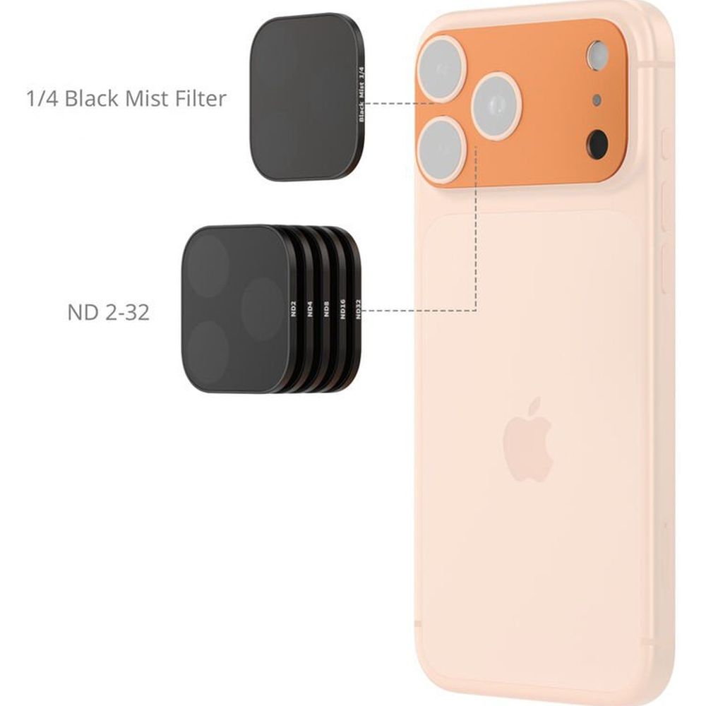 SmallRig 6076 Square ND & Black Mist Filter Kit for iPhone 17 Pro Max, blue