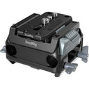 SmallRig 5366 Manfrotto-Type Mount Plate Kit with 15mm Dual Rod Clamp