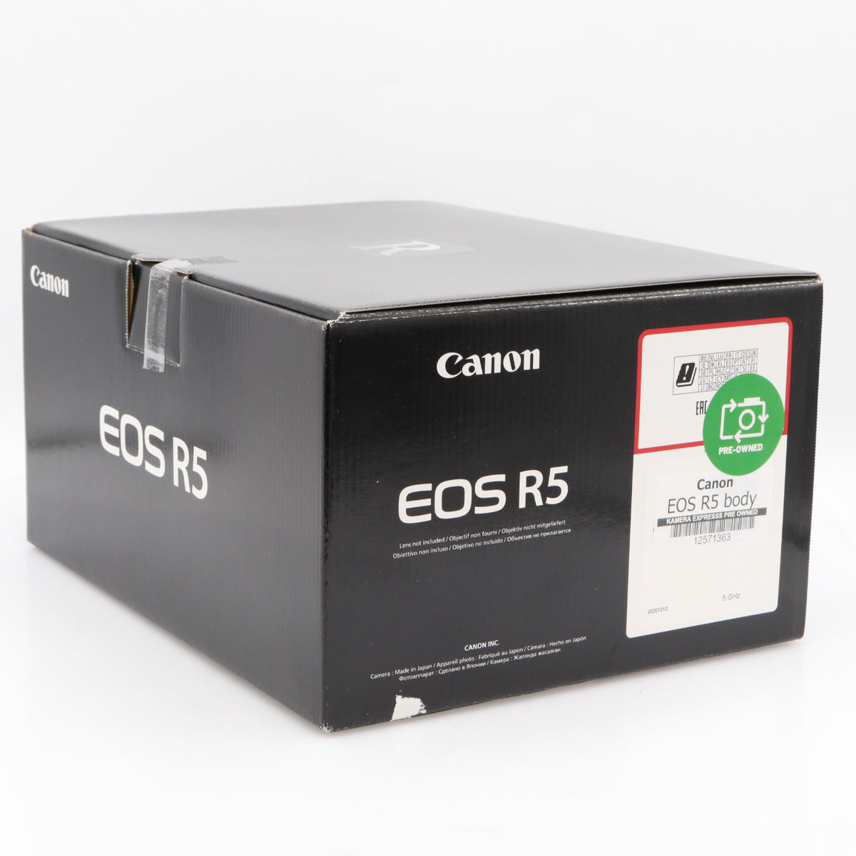 Canon EOS R5 body used