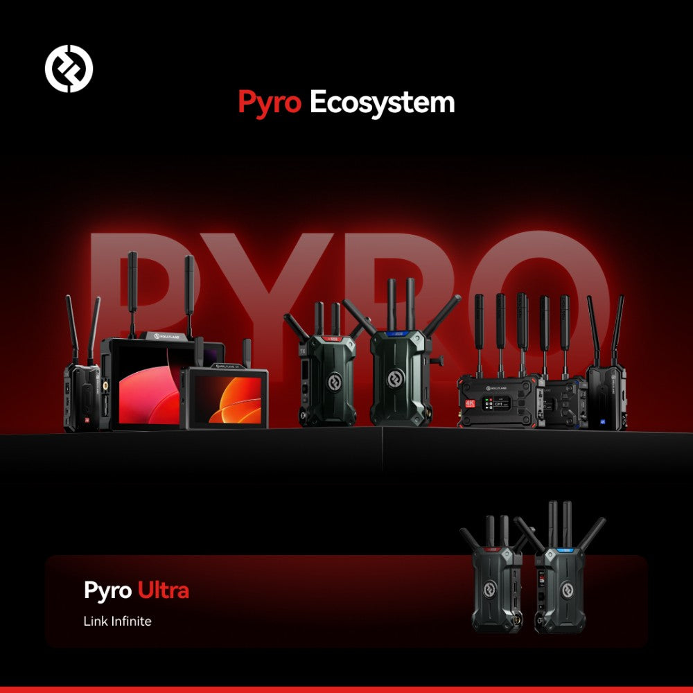 Hollyland Pyro Ultra Émetteur + 2x Récepteur