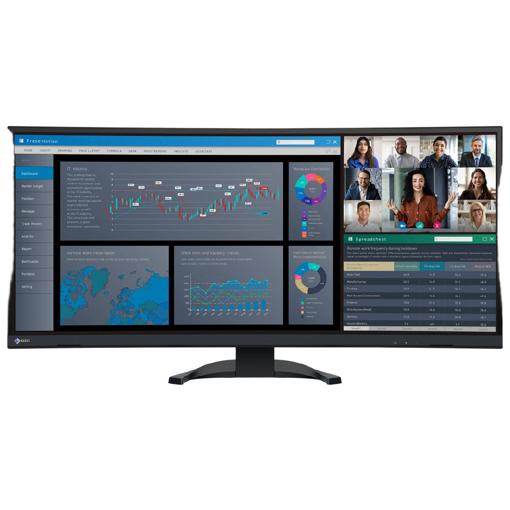 EIZO EV3851X-BK 37,5" FlexScan Monitor - Noir