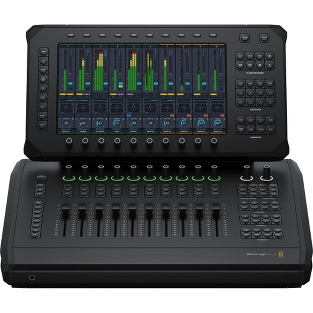 Panneau audio Blackmagic Fairlight Live 10
