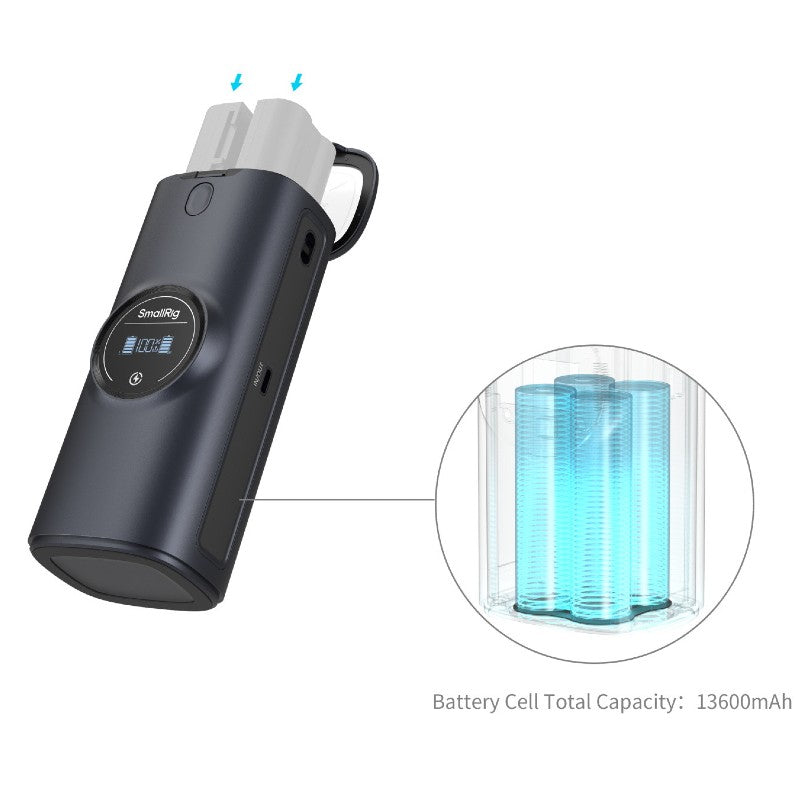SmallRig 5110 Power Bank Charger Case Kit for Nikon EN-EL15c Camera Batteries