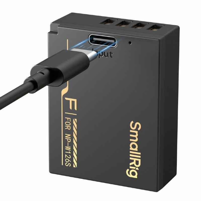 SmallRig 6099 Appareil Photo Batterie avec USB-C Charge pour FUJIFILM NP-W126S