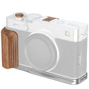 SmallRig 5984 L-Shaped Monture Plateau avec Poignée en Bois pour FUJIFILM X-E5, Rosewood / Argent