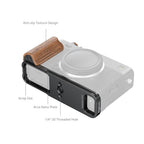 SmallRig 5985 L-Shaped Monture Plateau avec Poignée en Bois pour FUJIFILM X-E5, Rosewood / Noir