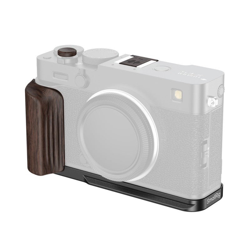SmallRig L-Shaped Monture Plateau avec Poignée en Bois pour Fujifilm X-E5 Ebony Black 6236