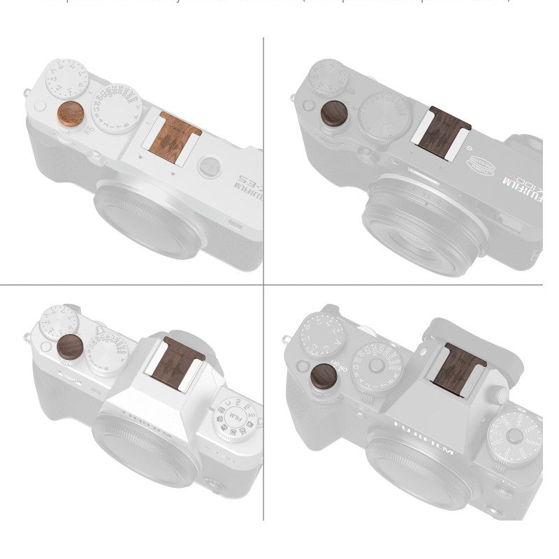 SmallRig 6238 Capuchon de Griffe Flash pour FUJIFILM Appareils Photo, Rosewood
