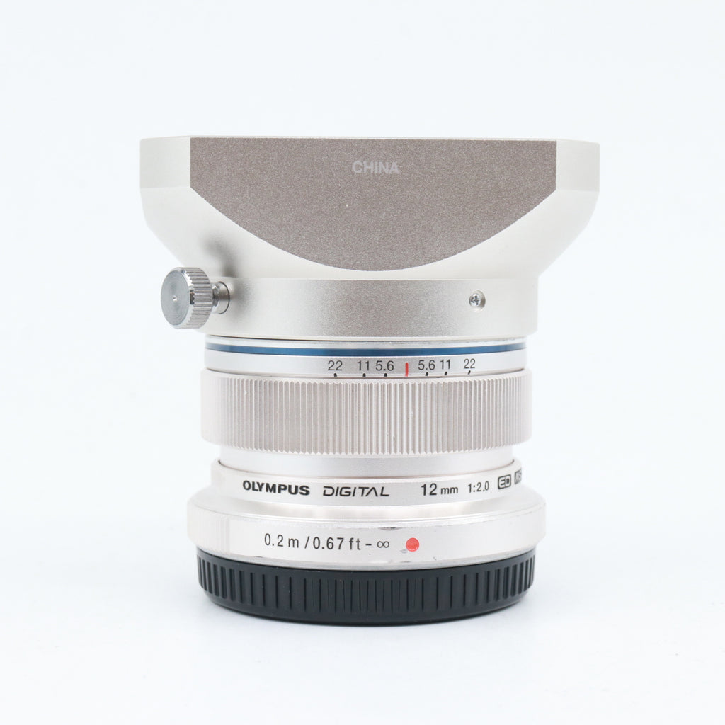 Olympus M.Zuiko Digital 12mm f/2 ED silver used