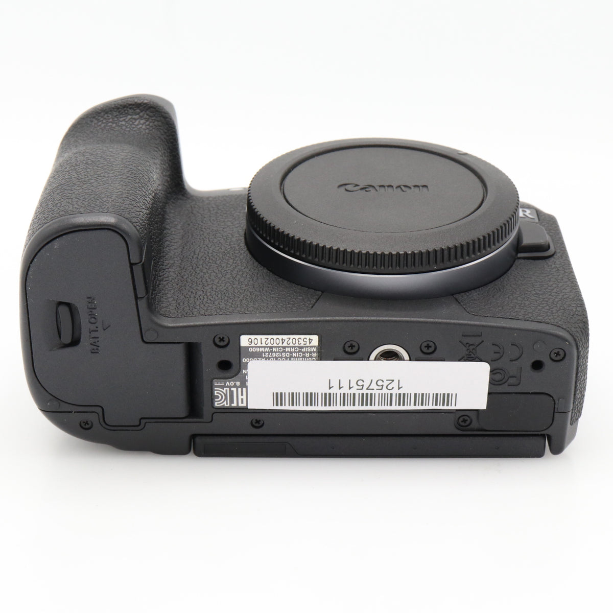 Canon EOS R body used