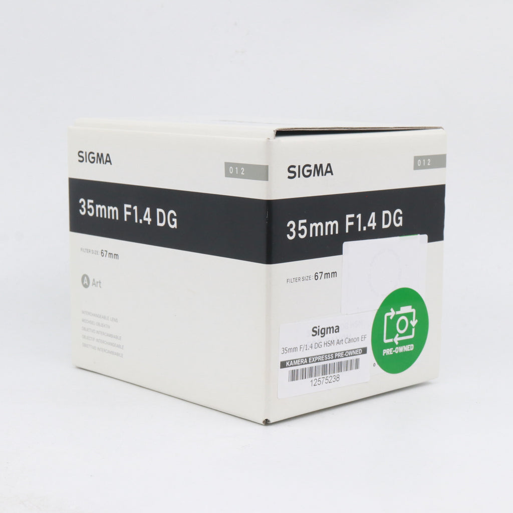 Sigma 35mm F/1.4 DG HSM Art Canon EF used