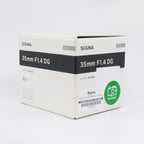 Sigma 35mm F/1.4 DG HSM Art Canon EF used