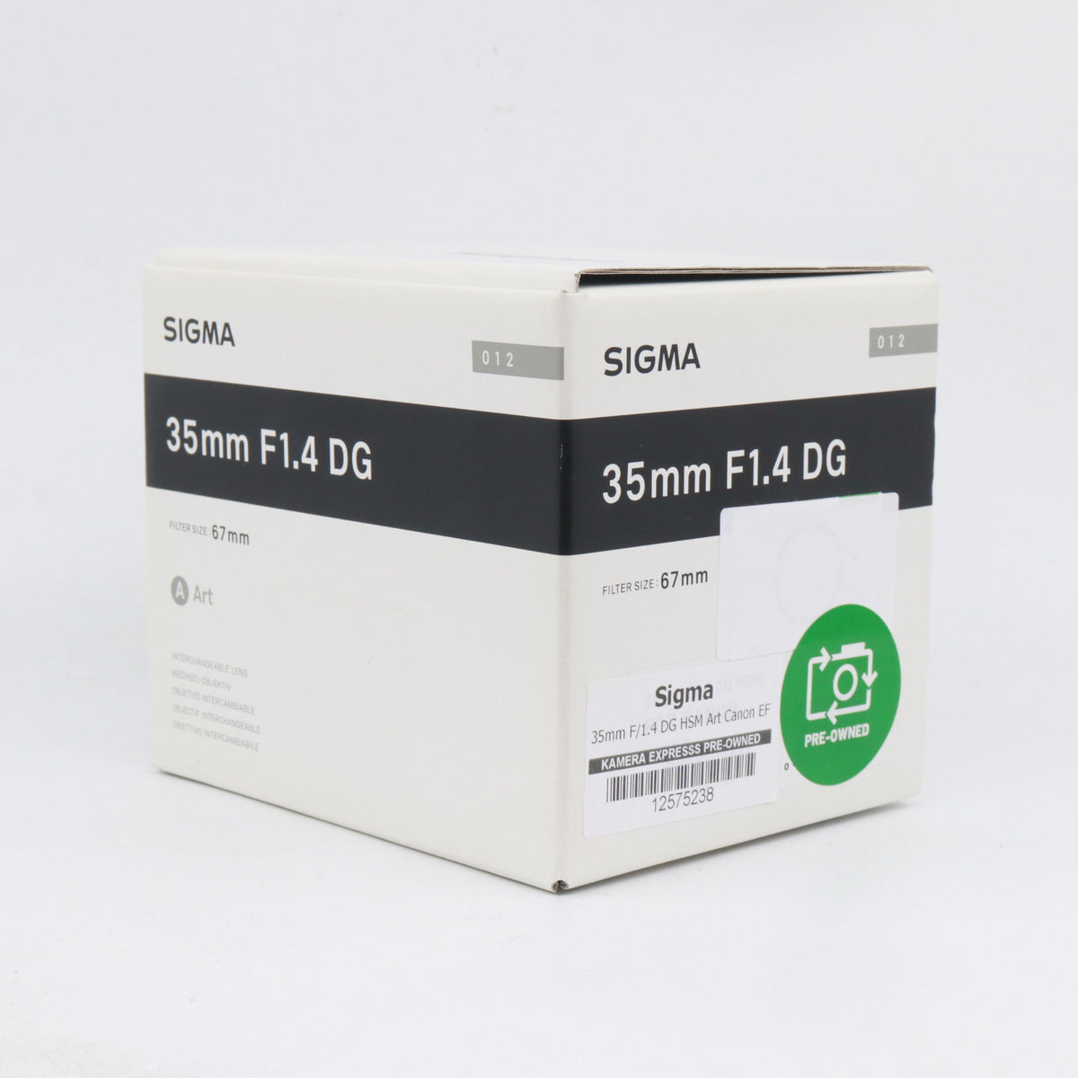 Sigma 35mm F/1.4 DG HSM Art Canon EF used