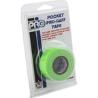 Ruban adhésif professionnel Pro Gaff Pro Pocket 24mm x 5,4 m Vert fluorescent