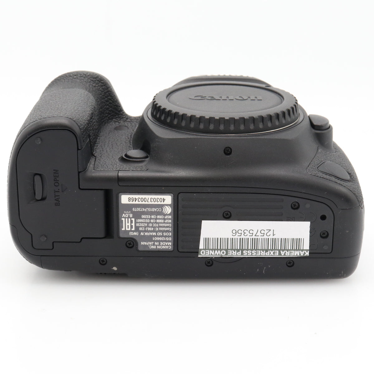 Canon EOS 5D mark IV body used