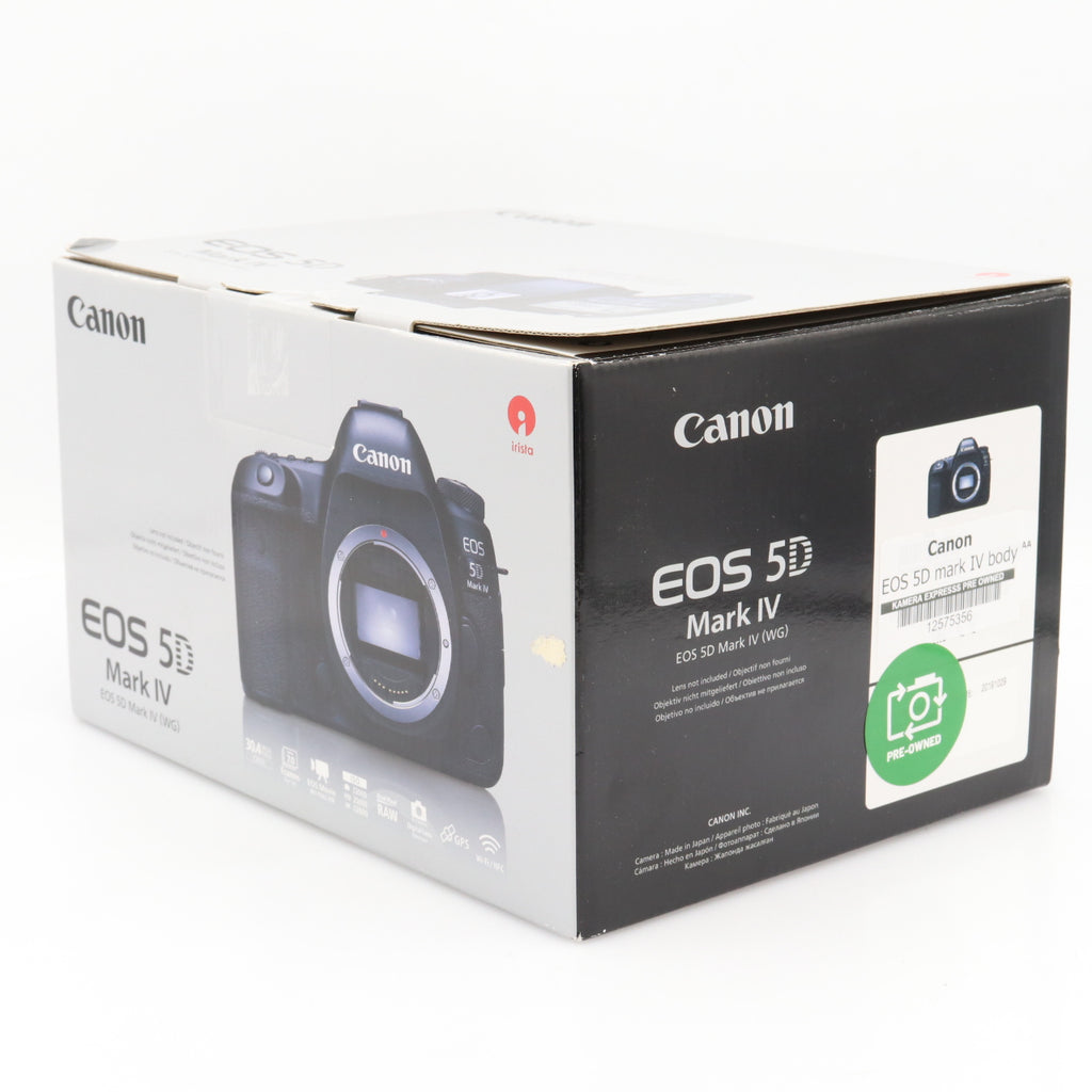 Canon EOS 5D mark IV body used