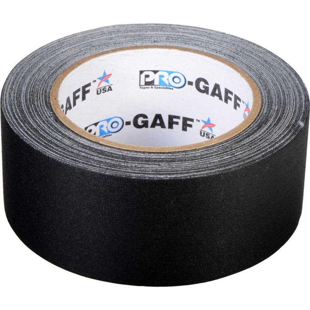 Ruban adhésif textile noir Pro Tapes Pro Gaff 48mm x 22,8 m