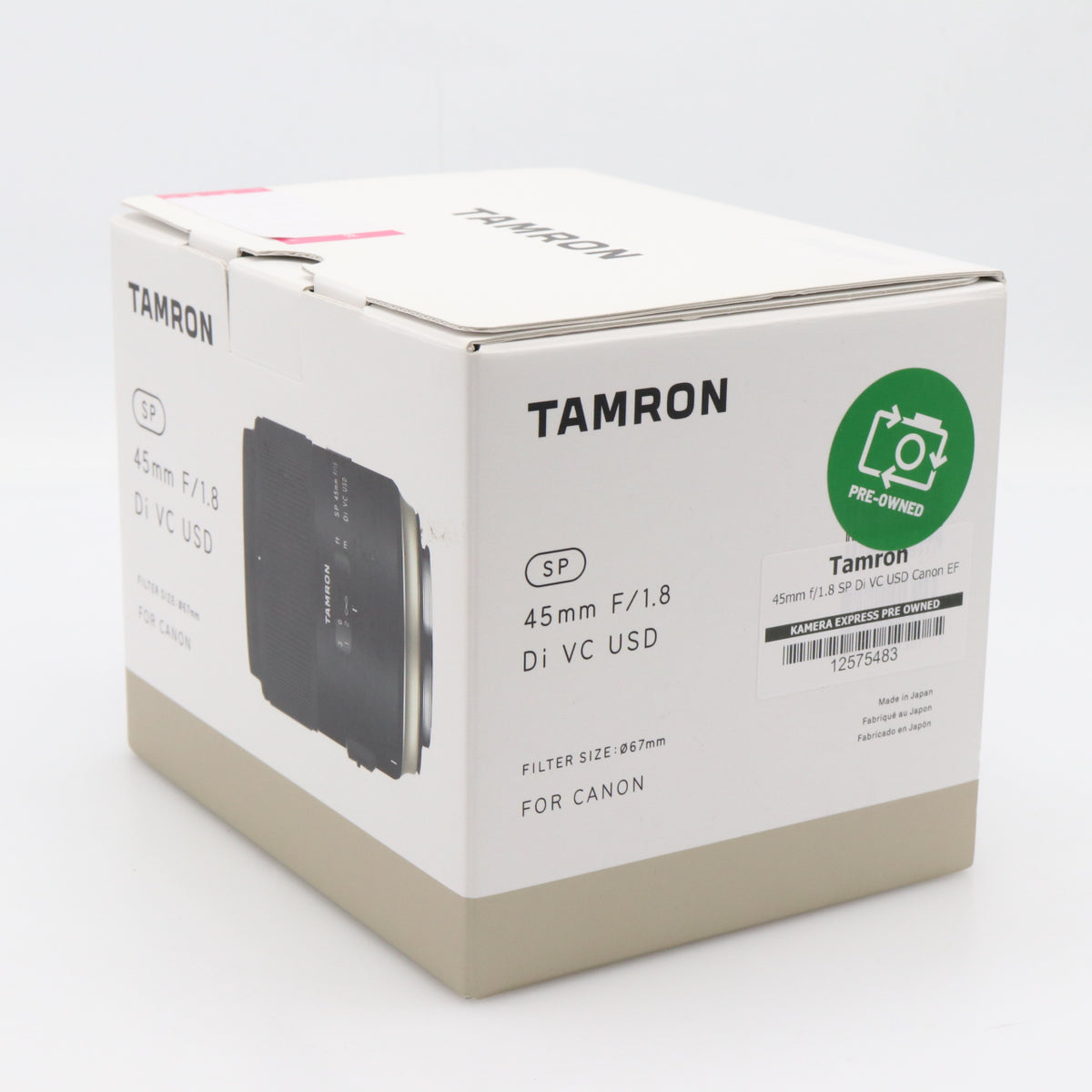 Tamron 45mm f/1.8 SP Di VC USD Canon EF used
