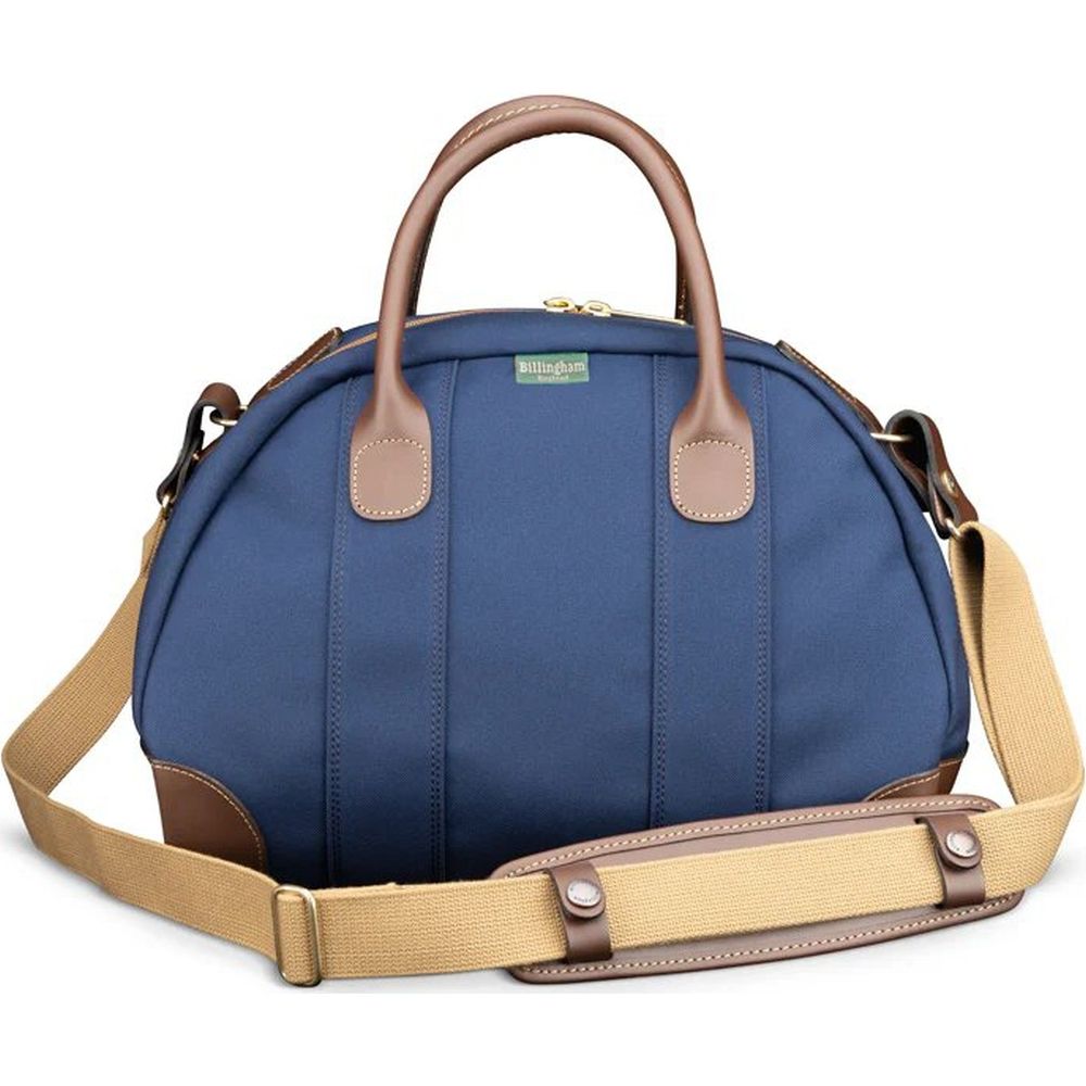 Billingham Overnighter Navy Fibrenyte/Chocolate