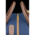 Billingham Overnighter Navy Fibrenyte/Chocolate