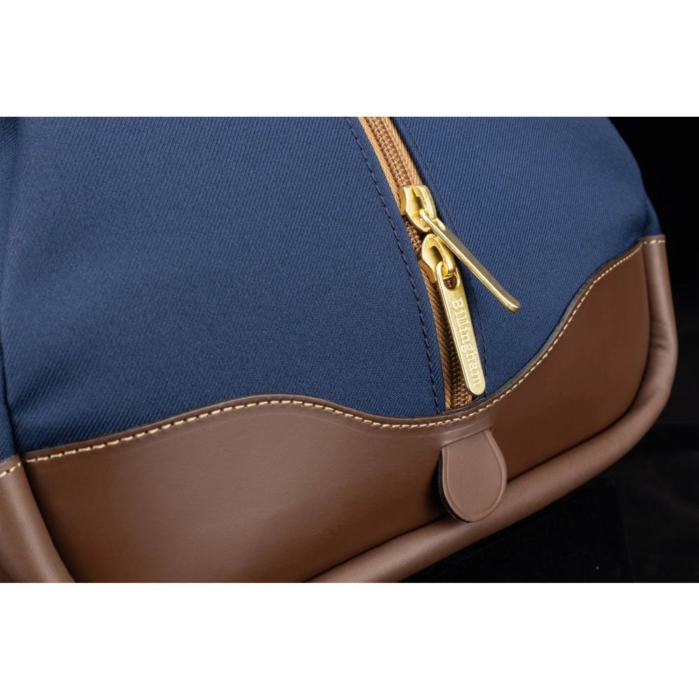 Billingham Overnighter Navy Fibrenyte/Chocolate