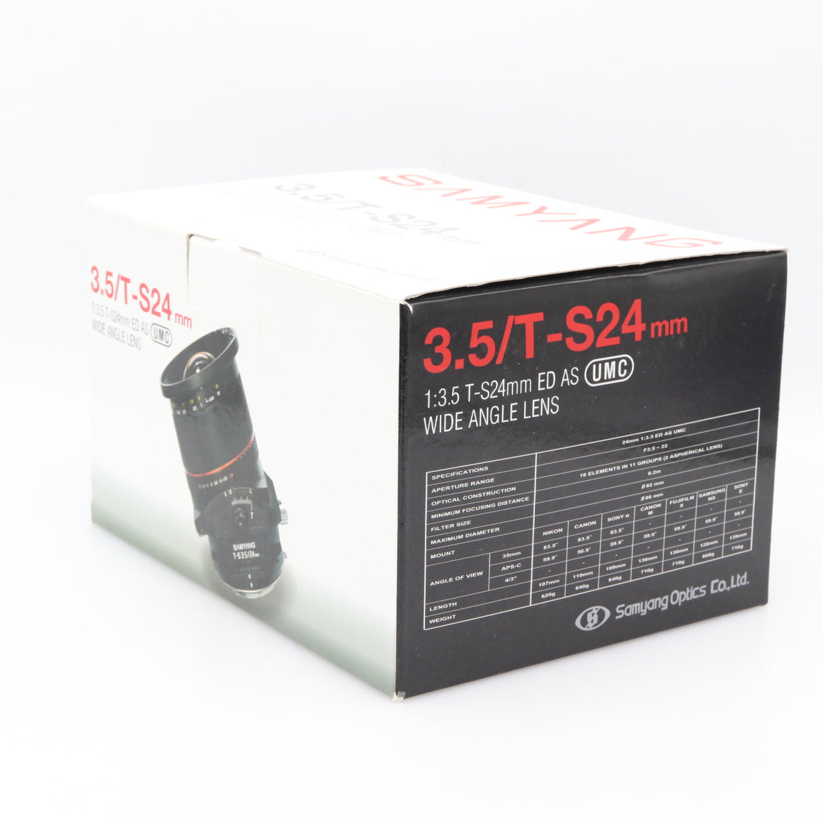 Samyang T-S 24mm f/3.5 ED AS UMC Tilt/Shift Canon occasion