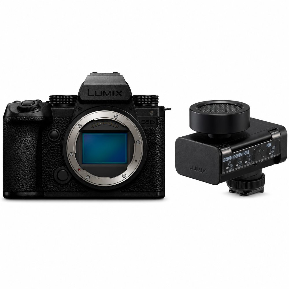 Panasonic Lumix DC-S5 IIX + Lumix DMW-DMS1E Microphone Shotgun Numérique