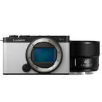 Panasonic LUMIX S9 Boîtier Smokey Blanc + LUMIX L-mount S 40mm f/2 – Noir