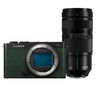 Panasonic LUMIX S9 Boîtier Foncé Olive + LUMIX L-mount S 100-500mm f/5-7.1