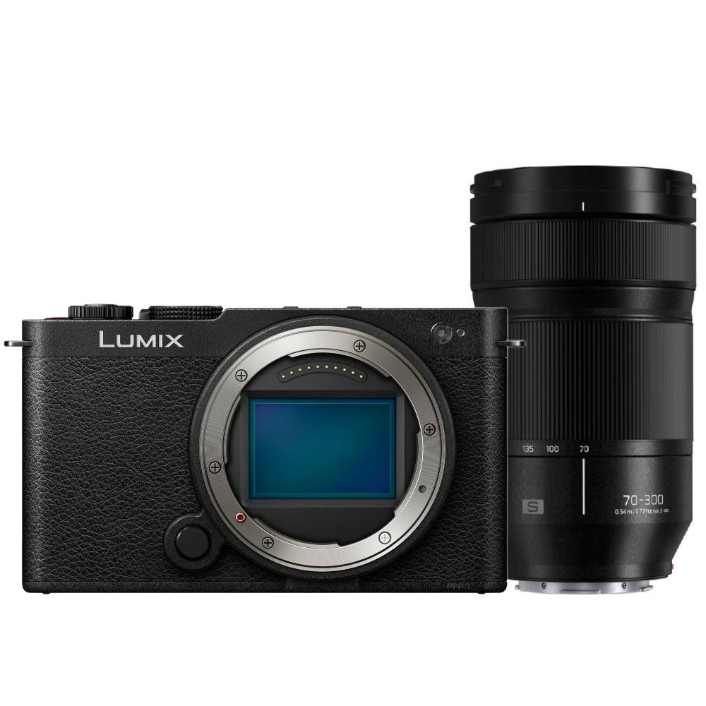 Panasonic Lumix S9 Boîtier Noir Intense + Lumix S 70-300mm f/4.5-5.6 Macro OIS