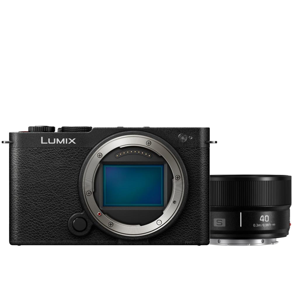 Panasonic Lumix S9 Boîtier Noir Intense + Lumix S 40mm f/2.0 - Noir