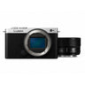 Panasonic Lumix S9 Boîtier argent/noir + Lumix S 40mm f/2.0 - Noir