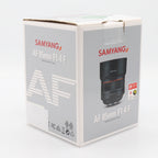 Samyang 85mm f/1.4 AF Nikon F (FX) used