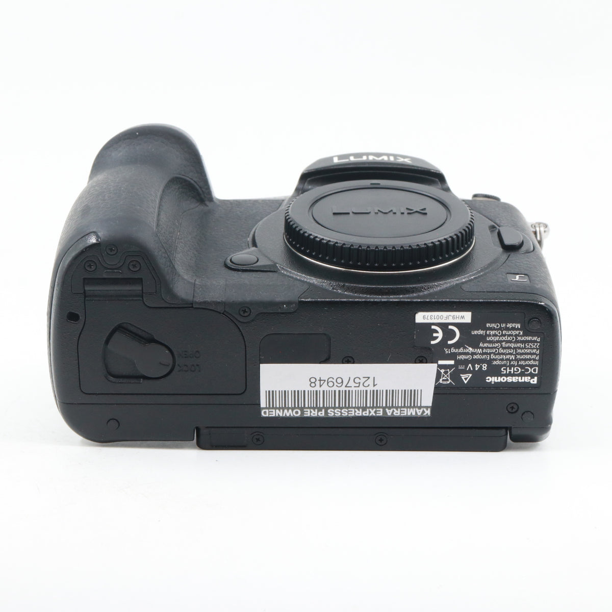 Panasonic Lumix DMC-GH5 body used