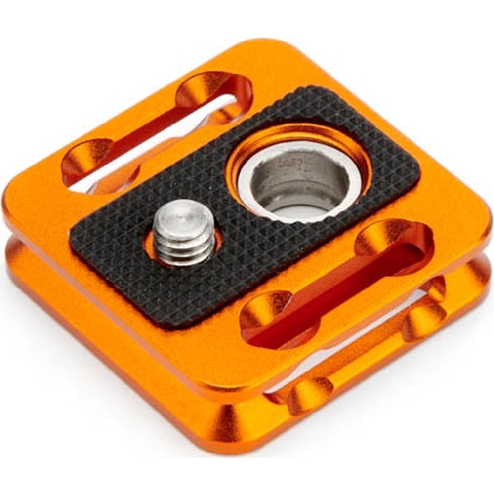3 Legged Thing QD4XP Plaque QR 38x38mm compatible Arca, orange