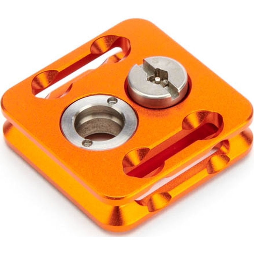3 Legged Thing QD4XP Plaque QR 38x38mm compatible Arca, orange
