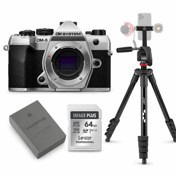 OM SYSTEM OM-5 Mark II Argent Holiday Kit